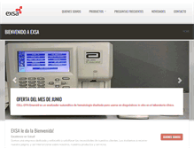 Tablet Screenshot of exsa.com.ar