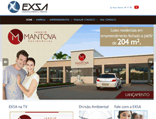 Tablet Screenshot of exsa.com.br